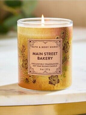 Bath & Body Works Main Street Bakery Scented Candle - Single Wick